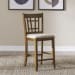 Santa Rosa - Lattice Back Counter Chair - Light Brown