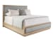 Sunset Key - Grayson Upholstered Bed 5/0 Queen - Beige / Gray