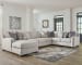 Dellara - Chalk - Sectional with Chaise
