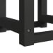 Ridgemont - Dressing Stool With White Fabric - Black With Grain