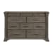 Kings Court - 10 - Drawer Dresser - Gray