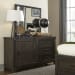 Thornwood Hills - 3 Piece Bedroom Set (Twin Bookcase Bed, Dresser & Mirror) - Dark Brown