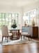 Island Fusion - Meridien Round Dining Table With 60" Glass Top - Dark Brown