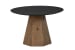 Phoebe - Marble Dining Table - Black / Light Brown