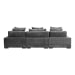 Tumble - Classic L Modular Sectional - Charcoal