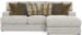 Tori - 2 Piece Sofa Chaise With Comfort Coil Seating And 6 Accent Pillows Included (Right Side Facing Chaise) - Birch
