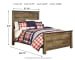 Trinell - Full Panel Bed - Brown