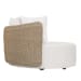 Sunset - Outdoor Round Swivel Day Bed - White