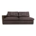 Thurlow - Leather Left Arm Facing Sofa - Espresso Brown