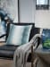 Elonwich - Teal / White - Pillow (Set of 4)