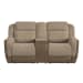 Hornet - Motion Loveseat With Console - Rancho Beige