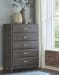 Caitbrook - Gray - 8 Pc. - Dresser, Mirror, Chest, Queen Storage Bed With 8 Drawers & 2 Nightstands