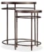 Commerce And Market - Saint Armand Nest Of Tables - Light Brown