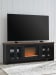 Wildenauer - 76" TV Stand With Electric Fireplace - Brown / Black