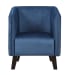 Hemisphere - Accent Chair - Blue / Black