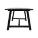 Agnes - 94" Outdoor Dining Table - Black