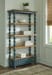 Finnworth - Bookcase - Blue / Brown