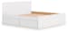 Onita - King Panel Platform Bed With 2 Side Storage - White