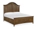 Bay Creek - Complete King Arched Bed With Regular Rails - Toasted Nutmeg