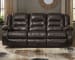 Vacherie - Chocolate - 3 Pc. - Reclining Sofa, Loveseat, Rocker Recliner