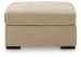 Bridgepoint - Oversized Accent Ottoman - Almond