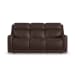 Alister - Power Gliding Sofa With Power Headrests & Lumbar - Burnt Umber