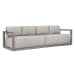Remsen - Outdoor Large Sofa - Weathered Gray / Dove