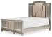 Chevanna - Platinum - Queen Upholstered Panel Bed