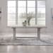 Backroads - Trestle Table - Weathered White & Parchment