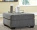 Dalhart - Charcoal - Oversized Accent Ottoman