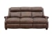 Warrendale - Sofa-Wall Prox. Recliner With Power And Power Headrests - Dark Brown