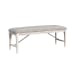 Rogen Rustic - 6 Piece Standard Height Dining Set (Table, Four Chairs & Bench) - Rustic White