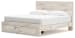 Lawroy - Light Natural - King Panel Bed With Storage Footboard