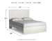 Stelsie - Queen Panel Bed - White