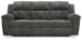 Frohn - Graphite - 3 Pc. - Reclining Sofa, Reclining Loveseat With Console, Rocker Recliner
