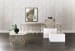 Melange - Corrina Round Lamp Table - Gold