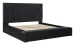 Lindenfield - Black - King Upholstered Bed With Footboard Storage