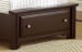 Hamilton/Franklin Panel Bed with Storage Footboard Merlot Twin