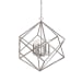 Euclid - 6 Light Cube Pendant - Nickel