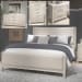 New Haven - 5 Piece Bedroom Set (Queen Upholstered Bed, Dresser & Mirror, Chest, Night Stand) - White