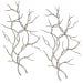 Silver Branches - Wall Art (Set of 2) - Pearl Silver