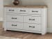 Savonport - Seven Drawer Dresser - White / Brown