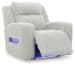 Forest Lake - Alloy - Power Recliner With Adj Headrest