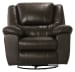 Transformer II - Chaise Swivel Glider Recliner - Chocolate Top Grain Italian Leather Match