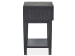 Lindon - Dark Open Nightstand - Coffee Bean