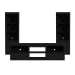 Rosalie - 3 Piece Entertainment Unit With 82" TV Console - Black