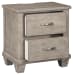 Naydell - Rustic Gray - Two Drawer Night Stand