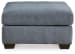 Marleton - Denim - Oversized Accent Ottoman