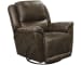 Cole - Chaise Swivel Glider Recliner - Camel