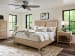Modern Farmhouse - Ames King Complete Bed - Light Brown